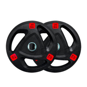Weight Plate (P5338) แผ่นน้ำหนักหุ้มยาง มาตรฐานฟิตเนส - 1 ชิ้น