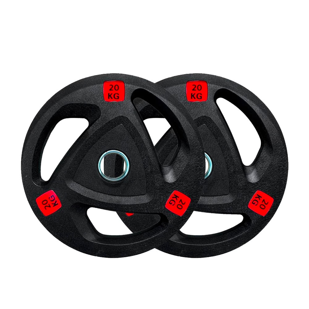 Weight Plate (P5338) แผ่นน้ำหนักหุ้มยาง มาตรฐานฟิตเนส - 1 ชิ้น