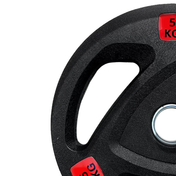 Weight Plate (P5338) แผ่นน้ำหนักหุ้มยาง มาตรฐานฟิตเนส - 1 ชิ้น - Image 2